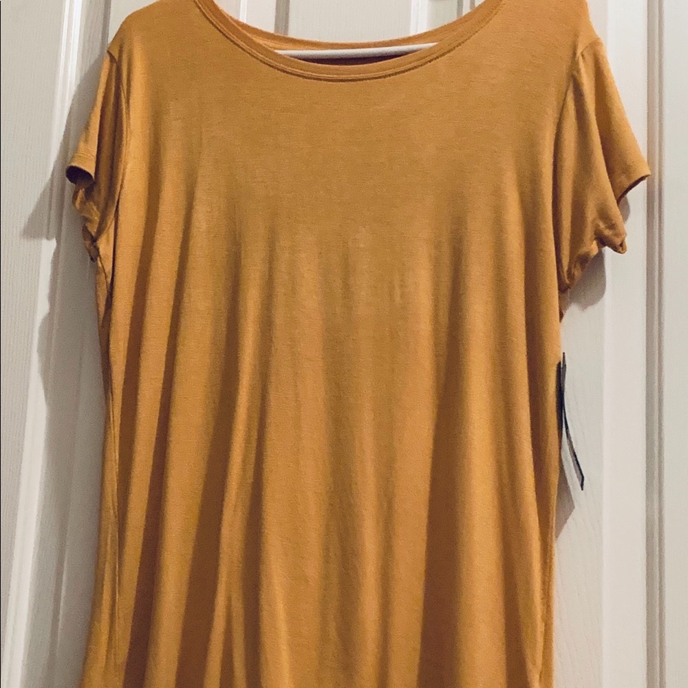 Fitted Yellow Shirt